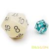 Bescon Jumbo Glowing D20 38MM, Big Size 20 Sides Dice Iced Blue Glow in Dark, Big 20 Faces Cube 1.5 inch view 4