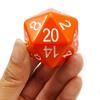 Bescon Jumbo D20 38MM, Big Size 20 Sides Dice Opaque Orange, Big 20 Faces Cube 1.5 inch view 1