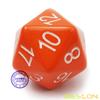 Bescon Jumbo D20 38MM, Big Size 20 Sides Dice Opaque Orange, Big 20 Faces Cube 1.5 inch view 2