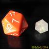 Bescon Jumbo D20 38MM, Big Size 20 Sides Dice Opaque Orange, Big 20 Faces Cube 1.5 inch view 4