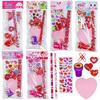30 Sets Valentine's Day Stationery Toy Assortment Set Birthday Bags Goodie Bag Valentine Prizes Rewards Bulk Pack for Kids Girls Students Valentine's Day Party Favors School Classroom Exchange Gifts view 1