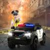 Uenjoy 12V Kids Police Ride On Car SUV Battery Operated Electric Cars w/ 2.4G Remote Control, LED Siren Flashing Light, Music& Horn Intercom, Bumper Guard, Openable Doors, AUX, USB Port, Black view 2