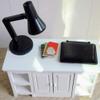 1/6 Dollhouse Miniature Adjustable Table Lamp Light Doll Room Decor Accessories - White view 4