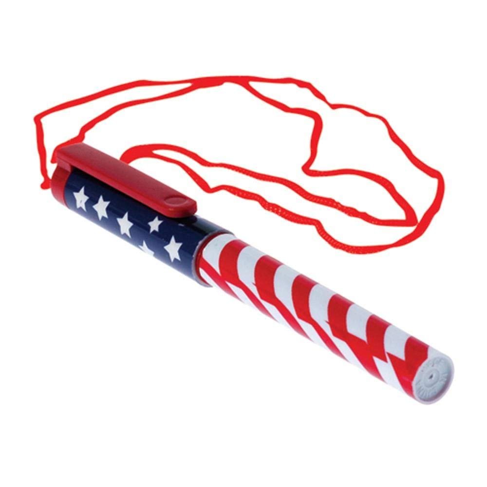 24 Patriotic Pen Necklaces~Memorial Day~Independence Day~Classroom/Teacher Supplies