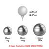 Apqdw Kinetic Desk Toys for Adults, 2.17'' Optical Illusion Fidget Office Toys for Desk Adults, Stress Reliver for Adults (55MM, Silver) view 4