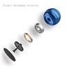 Apqdw Kinetic Spinner Desk Toy, 2.17'' Giant Kinetic Stree Relief Desk Toy Ball, Office Fidget Toys for Desk Adults, Illusion Desk Ball (55MM, Blue) view 3