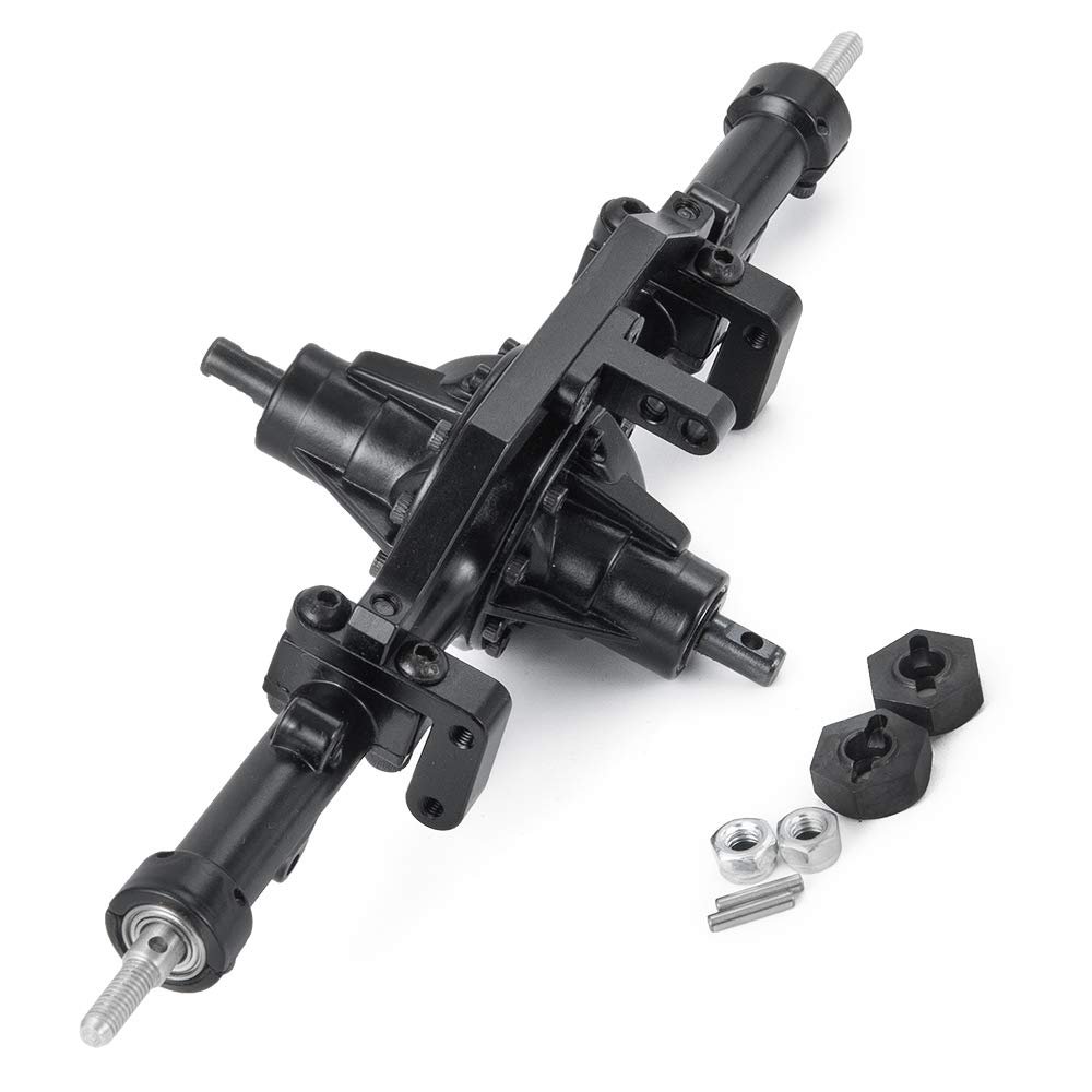 QUE-T RC Complete CNC Alloy Middle Axles for 1/10 RC Truck Rock Crawler D90 D110