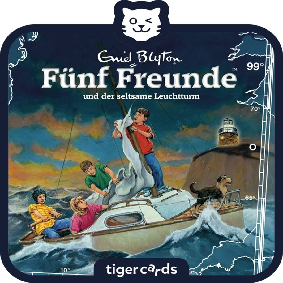 tigermedia tigercard Fnf Freunde Episode 99 der seltsame Leuchtturm Puzzle Detective Story tigerbox Audio Box Children's Radio Play Audio Book