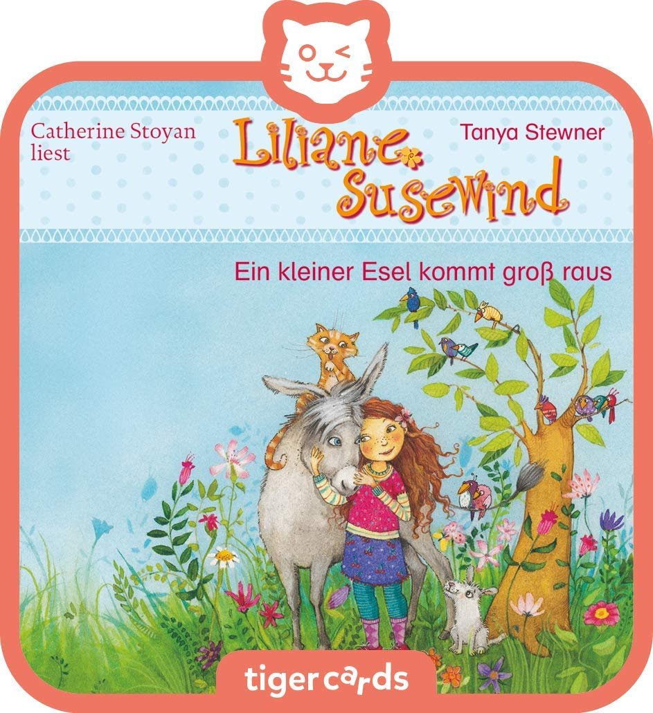tigermedia tigercard Liliane Susewind Ein Esel kommt gro raus Tiere Pferdehof tigerbox Audio Box Children's Activity Radio Plays Audio Books Songs