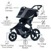 BOB Gear Revolution Flex 3.0 Jogging Stroller, Graphite Black view 3