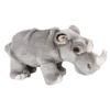 12 Standing Stuffed Animals for Boys & Girls, Safari Baby Shower Decorations, Soft Plush, Nursery Dcor, Huggable Soft Toys, Realistic Features, Elephant, Lion, Wolf, Rhino & More (Rhino) view 1