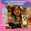12 Standing Stuffed Animals for Boys & Girls, Safari Baby Shower Decorations, Soft Plush, Nursery Dcor, Huggable Soft Toys, Realistic Features, Elephant, Lion, Wolf, Rhino & More (Cheetah) view 4