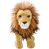 12 Standing Stuffed Animals for Boys & Girls, Safari Baby Shower Decorations, Soft Plush, Nursery Dcor, Huggable Soft Toys, Realistic Features, Elephant, Lion, Wolf, Rhino & More (Lion) view 1