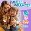 12 Standing Stuffed Animals for Boys & Girls, Safari Baby Shower Decorations, Soft Plush, Nursery Dcor, Huggable Soft Toys, Realistic Features, Elephant, Lion, Wolf, Rhino & More (Lion) view 2
