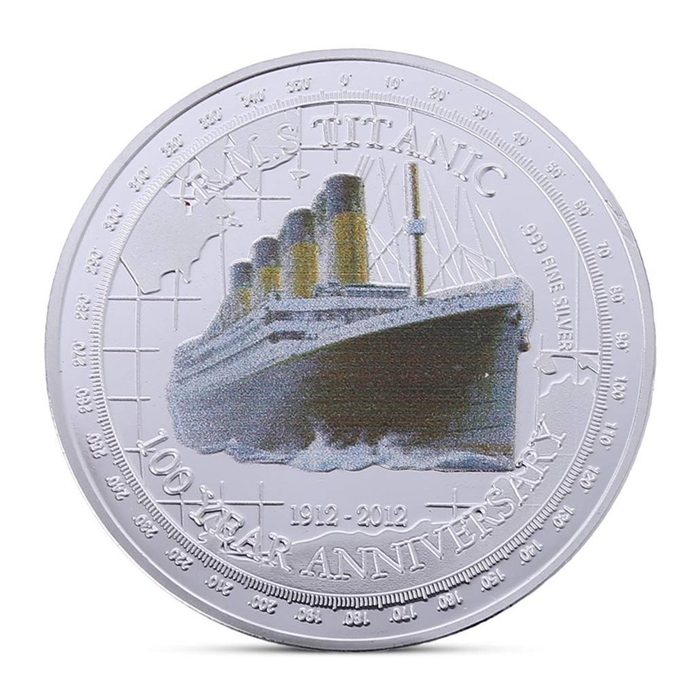 100 Year Anniversary Titanic Plated Commemorative Coin & Collectable Gift