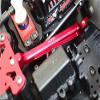 GPM ARRMA 1/8 KRATON, Outcast, Notorious, Typhon ; 1/10 SENTON Aluminum Front Steering Support MOUNT-3PC Set (Orange) view 2