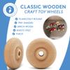 Classic Mini Wooden Wheels, Great for Crafts Too, 1 Inch Diameter, 3/8 Inch Thick, 1/4 Inch Hole, Pack of 100, by Woodpeckers view 4