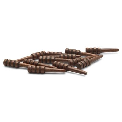 Wood Cribbage Pegs, Pack of 12 Walnut Colored Pegs for New Set or Replacement Pieces by Woodpeckers