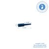 Wood Cribbage Pegs, Pack of 12 Blue Pegs for New Set or Replacement Pieces by Woodpeckers view 2