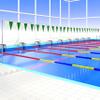 Water Gear Backstroke Flags - Meets All Regulations - Heavy-Duty Vinyl - Great for Swimmers and Divers - Competitive Swim Gear - Green/White view 3