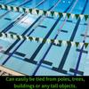 Water Gear Backstroke Flags - Meets All Regulations - Heavy-Duty Vinyl - Great for Swimmers and Divers - Competitive Swim Gear - Green/White view 4