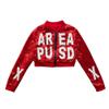 ORANXIN Girls Boys Dance Jazz Hip Hop Costumes Sequins Suits Shorts Sets view 3