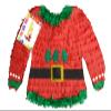 APINATA4U Ugly Sweater Pinata Santa Belt Ugly Sweater Party Supplies Christmas Ugly Sweater Xmas Photo Prop Holiday Christmas Party Decoration view 1