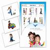 Yo-Yee Verbs Flash Cards in English - 4 Sets of Verb and Action Words Flashcards - Vocabulary Picture Cards for Babies, Toddlers 2-4, Kids, Children and Adults view 4