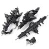 QUE-T Complete Aluminium Alloy Front Middle Rear Axle for 1/10 RC Crawler Car SCX10 90021 90027 90028 (1 Set) view 3