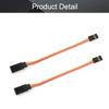 Fielect 4"/100mm 3-Pin Male to Male Lead Servo Extension Cable Cord Connectors, 60-Cores Wire for RC Futaba JR Servo 10Pcs view 4