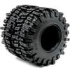 HOBBYSOUL 2pcs RC 2.2 Mud Slingers Tires Soft Sticky Crawler Tyres Tall 124mm / 4.88inch for 1/10 Axial SCX10 Wraith Yeti/Traxxas TRX4 AMG 6x6 / redcat Everest 10 Upgrades view 3