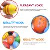 POPLAY 15 PCS Wooden Percussion Musical Egg Maracas Egg Shakers for Party Favors Classroom Prize Supplies Musical Instrument view 3