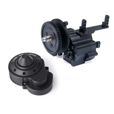 Que-T 2 Speed AX2 Transmission Gearbox w/Housing for 1/10 RC AXIAL Wraith AX90018 90048 90053 (Gearbox with Cover)