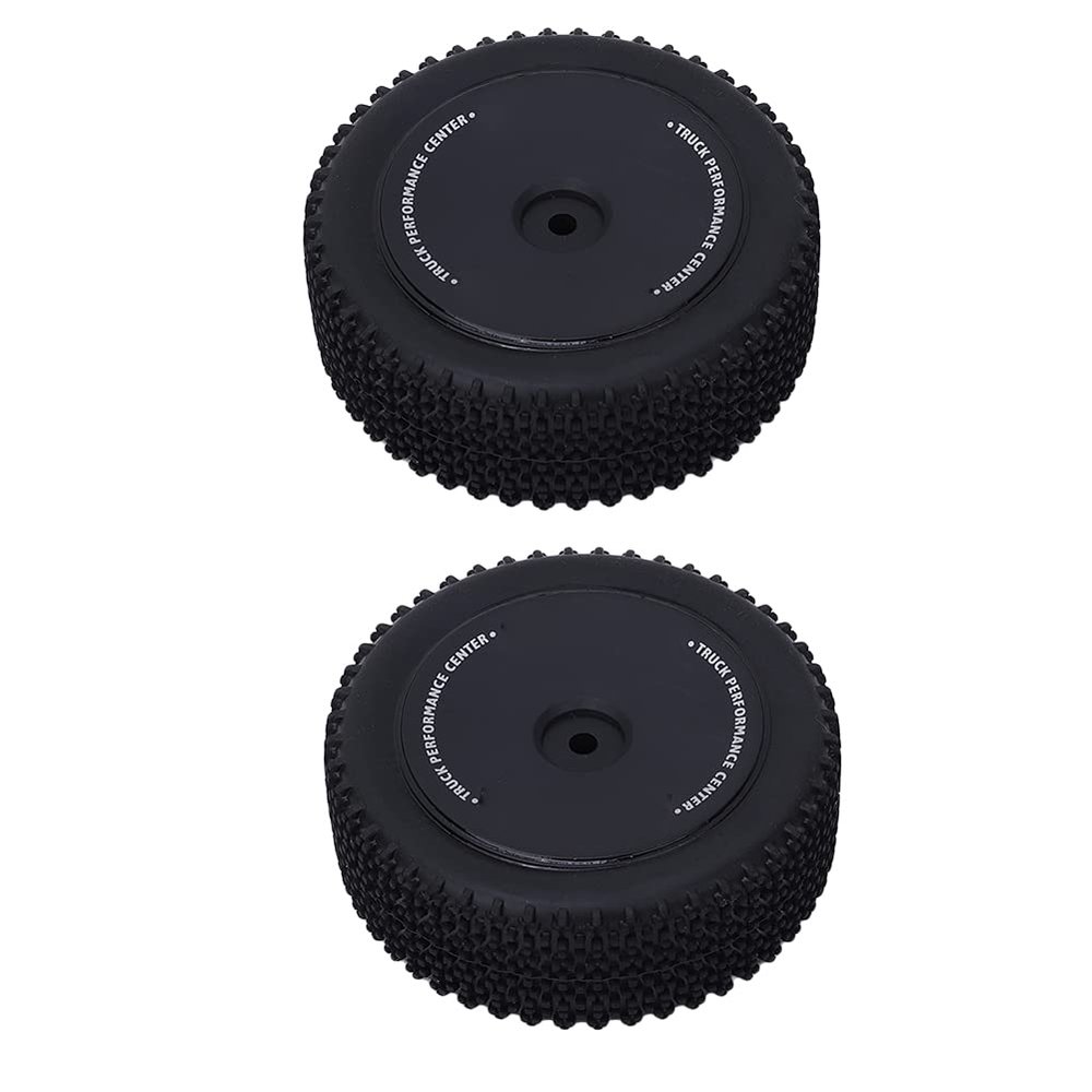 2PCS RC Car Tire, RC Front Tyre Off-Road Wheels Compatible for 144001 1/14 Car Scale Tires ((144001-1269))