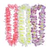 Club Pack of 12 Pink and Purple Lush Tropical Flower Birthday Party Necklace Costume Accessory 36" view 1