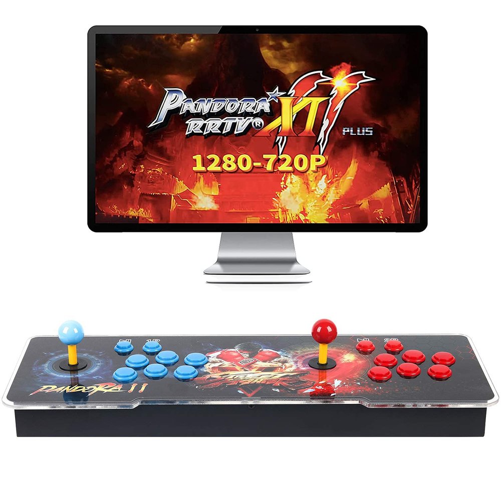 Pandora Treasure 3D Arcade Game Console - 30000 Games Installed, Search Games, Support 3D, 1280x720P, Favorite List, 4 Players Online, 2 Player Controls