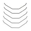 TEKNO RC LLC Sway Bar Set Front Bars only EB410 ET410 TKR6625 Electric Car/Truck Option Parts view 1