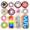 Baker's Dozen Wooden Donuts - Pretend Play Food - 13-Piece Playset of Dessert Food Pastries for Tea Time and Play Kitchens view 2