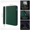 Vault X 9 Pocket Trading Card Zip Binder, 360 Cards, Premium Exo-Tec Album Material, 20 Side-Loading Pages, Folder for Collectible Games, Sports, TCG (Green) view 2