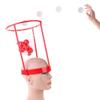 2 Pack Head Hoop Basketball Party Game for Kids and Adults, Adjustable Basket Net Headband with 20 Balls for Carnival Party Birthday Party Family Indoor Outdoor Game view 4