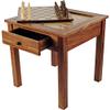 Unknown Wood 3-in-1 Chess/Backgammon Classic Game Table view 1
