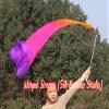 Winged Sirenny Youth Silk Ribbon Dancer Wand, Church Worship & Praise Adoration Dance Flag Banner, Juggling Play Silk Streamer with Rods (59" Orange-Pink-Purple) view 3