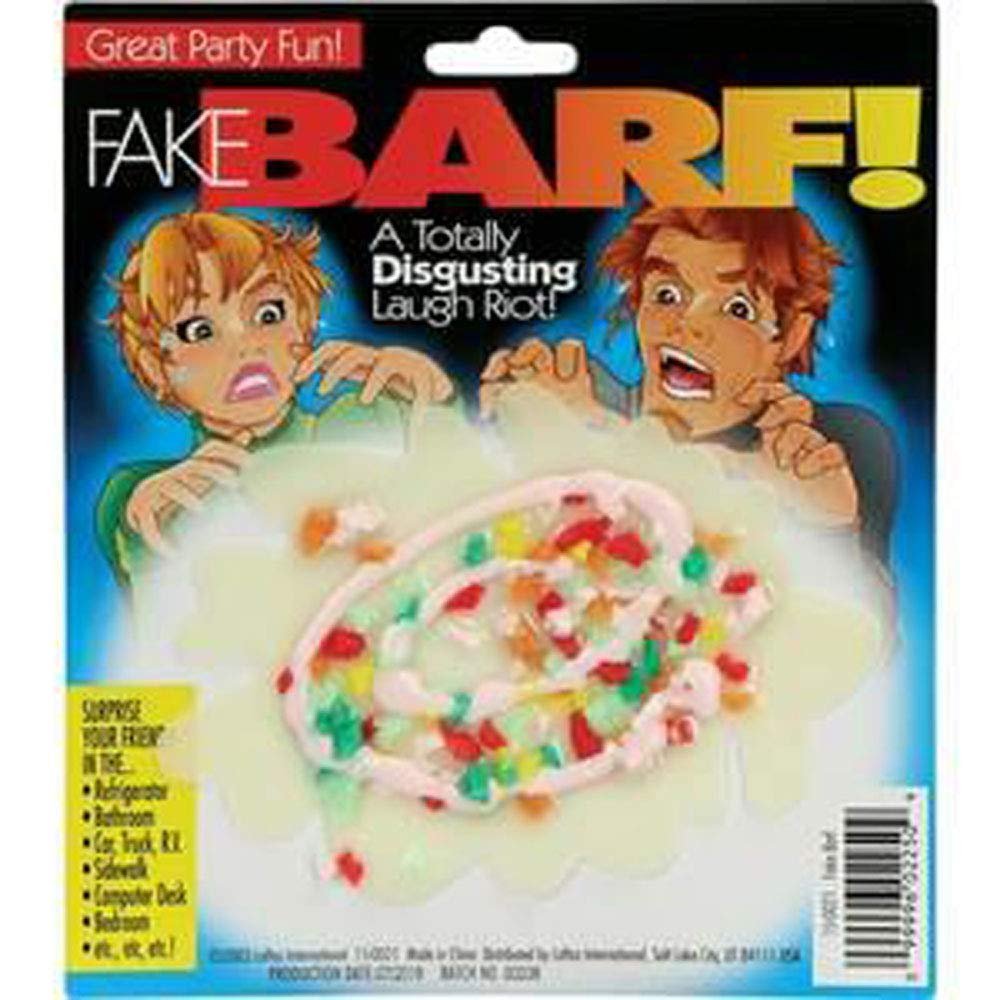 12 PILES WHOLESALE BULK LOT of UNICORN CHUNKY Large 6 Inch Spat of Realistic Fake BROWN Rubber BARF