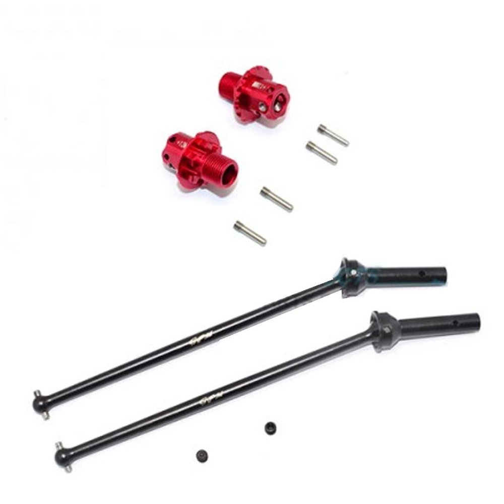 GPM Arrma 1/8 KRATON/Outcast/Notorious 6S BLX #45 Harden Steel Rear CVD+13MM HEX -10PC Set (red)