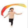 Winged Sirenny Youth Silk Ribbon Dancer Wand, Church Worship & Praise Adoration Dance Flag Banner, Juggling Play Silk Streamer with Rods (59" Yellow-Orange-red) view 1