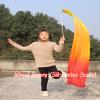 Winged Sirenny Youth Silk Ribbon Dancer Wand, Church Worship & Praise Adoration Dance Flag Banner, Juggling Play Silk Streamer with Rods (59" Yellow-Orange-red) view 4