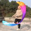 Winged Sirenny Youth Silk Ribbon Dancer Wand, Church Worship & Praise Adoration Dance Flag Banner, Juggling Play Silk Streamer with Rods (71" Iridescence) view 3