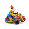 Charmgle Retro Wind-up Clown Riding Motorcycle Model Toy Spring Tinplate Figurine Toys Xmas Plaything Gifts Home Ornament view 2