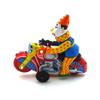 Charmgle Retro Wind-up Clown Riding Motorcycle Model Toy Spring Tinplate Figurine Toys Xmas Plaything Gifts Home Ornament view 3