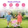 Move2Play, Hilariously Interactive Toy with Music & Sound Effects for Boy & Girl | Ball for Toddler & Baby | 6, 12, 18+ Months | 1, 2, 3+ Year Old (Soccer Ball Pink) view 4